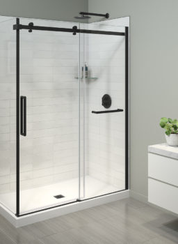 Halo Pro Sliding Door with Towel Bar 60 x 36 x 78 3/4 in. 8mm